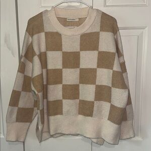 Moon and Madison Color block sweater Size L